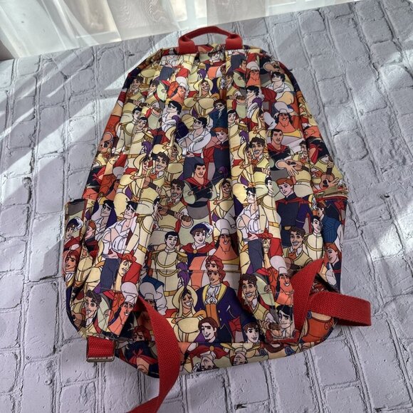 Disney Store Oh My Disney Hero Prince Backpack Bag Flynn Beast Eric Phillip - Picture 4 of 16